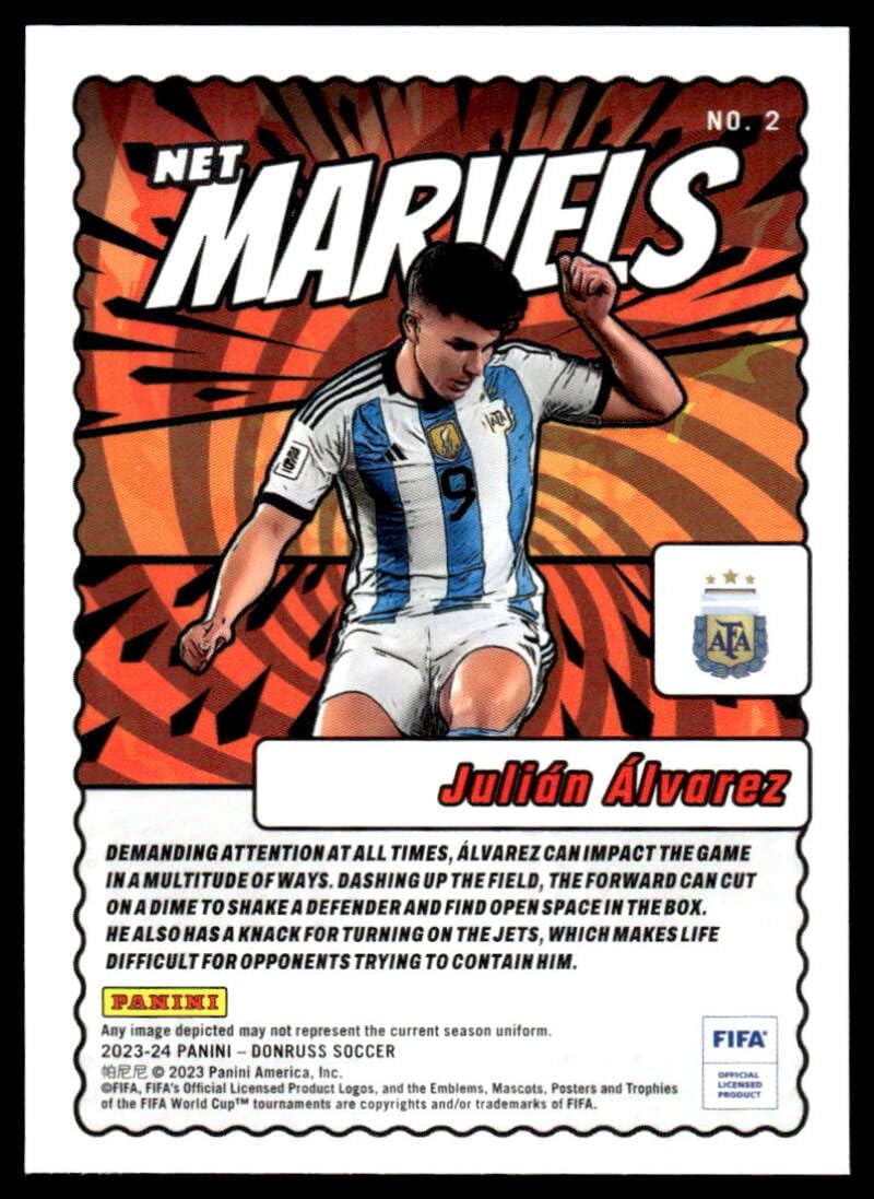 Amazon.com: 2023-24 Donruss Net Marvels #2 Julian Alvarez